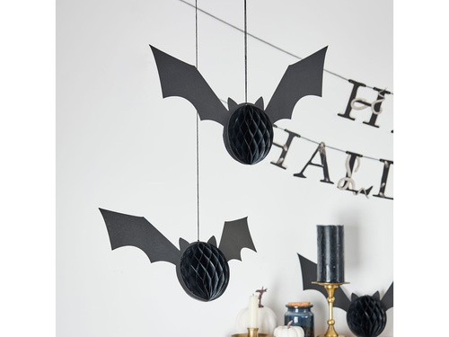 Halloween Paper Bat Hanging Decorație - ??? cm - 1 buc.