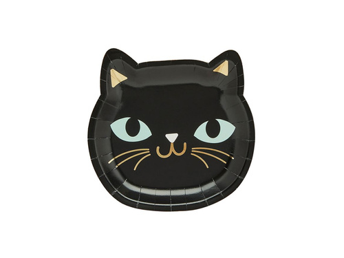Farfurii Black Cat - 18.5cm x 20.5cm - 8 buc.
