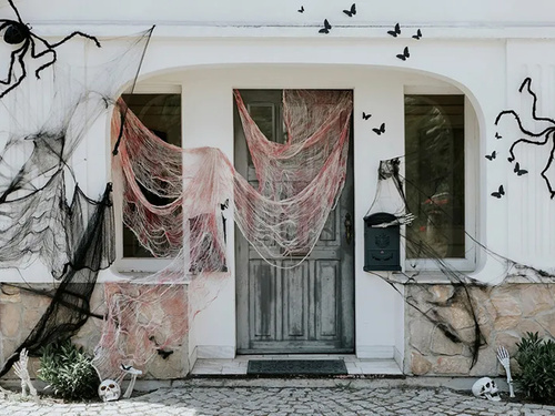 Decor păianjen Halloween - 103 x 75 x 9 cm - 1 buc.