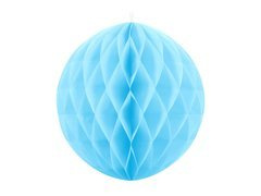 Decorațiune suspendată cu bilă albastră - 40 cm - 1 buc.