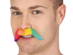 Mustață curcubeu - 1 buc.