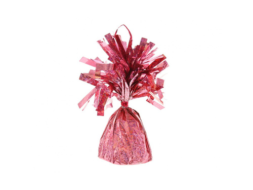 Greutăți din folie pentru baloane umplute cu heliu - holografic roz-auriu - 145 g