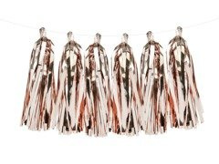 Ghirlandă cu ciucuri aurii - 150 cm - 1 buc.