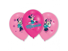 Minnie Mouse baloane latex - 27.5 cm - 6 buc.