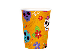 Cupe de Halloween Mexican Skull - 220 ml - 6 buc.