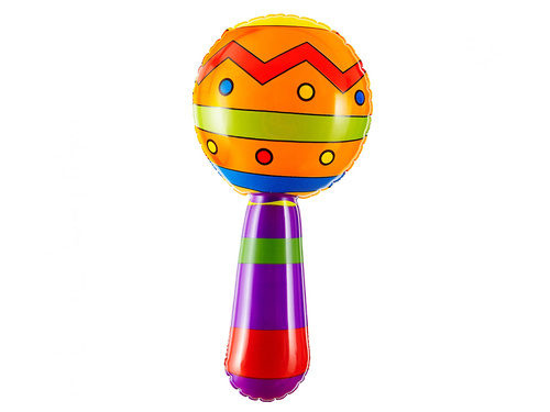 Maracas gonflabile - 20 cm - 1 buc.