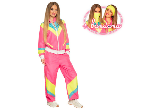 Trening disco roz costum pentru femei - 1 buc.