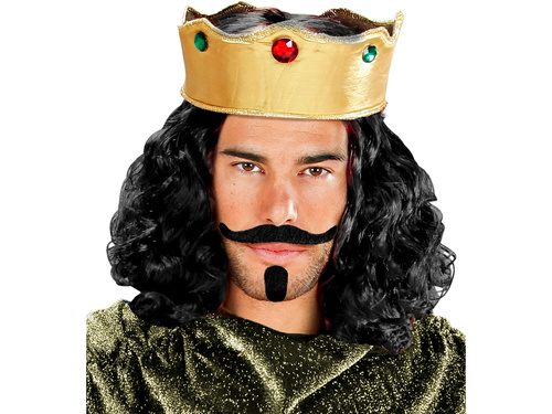 Mustață și barbă neagră Muschetar - 1 buc.