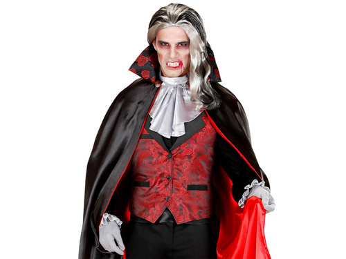 Vestă vintage burgundy jacquard - 1 buc.