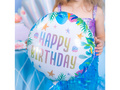Ocean Happy Birthday balon de folie - 45 cm - 1 buc.