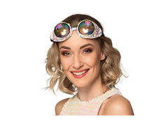 Ochelari de petrecere argintii Mirage