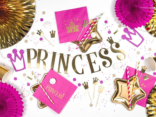 Farfurii cu stea de aur - 18 cm - 6 buc.