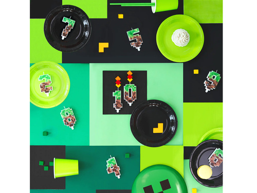 Număr lumânări Pixeli - 6 - 1 buc.