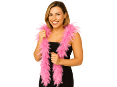 Boa pană - roz - 180 cm