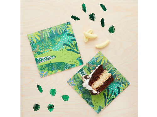 Șervețele crocodil - 33 cm - 16 buc.