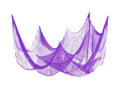 Plasă violet Halloween - 210 x 300 cm - 1 buc.