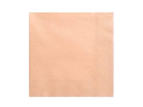 Șervețele de hârtie somon - 33 cm - 20 buc.