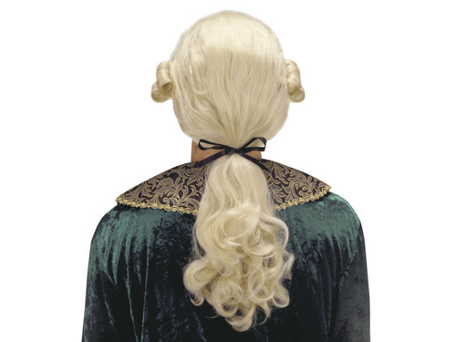 Peruca bărbătească barocă - 1 buc.