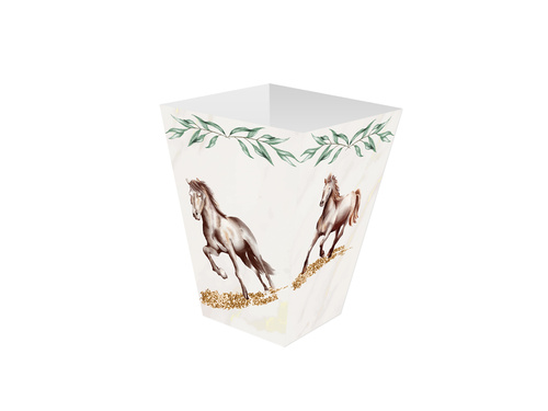 Cutii pentru popcorn Cai - 6 buc.