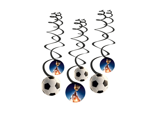 Decorațiuni suspendate „Fotbal” – 6 bucăți.