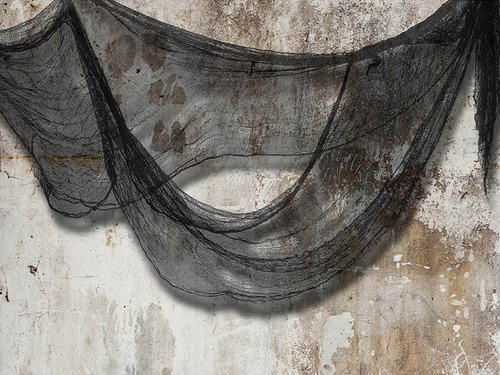 Plasă de Halloween gri - 76 x 228 cm - 1 buc.