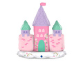 Prințesă Castel balon folie în picioare - 66x74x23 cm - 1 buc.