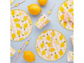 Farfurii de hârtie în Lemon - 23 cm - 8 buc.