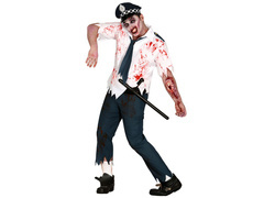 Costum de polițist însângerat