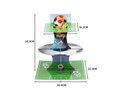 Cupcake tinsel stand Fotbal - 1 buc.