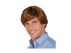 Peruca maro pentru un bărbat