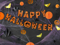 Banner Halloween fericit - 185 cm - 1 buc.