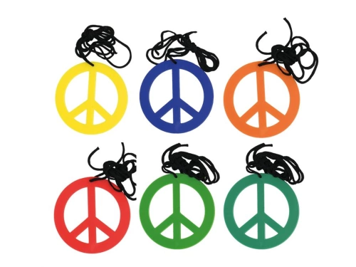 Colier hippie - mix de culori
