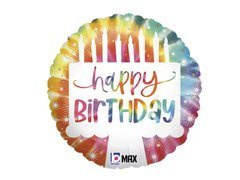 Balon de folie Happy Birthday Cake - 46 cm - 1 buc.