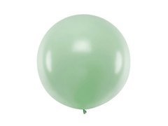 Balon gigant cu diametrul de 60 cm - fistic pastel.