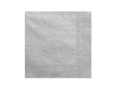 Șervețele argintii - 33 cm - 20 buc.