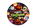Farfurii cu mici monștri de Halloween - 23 cm - 6 buc.