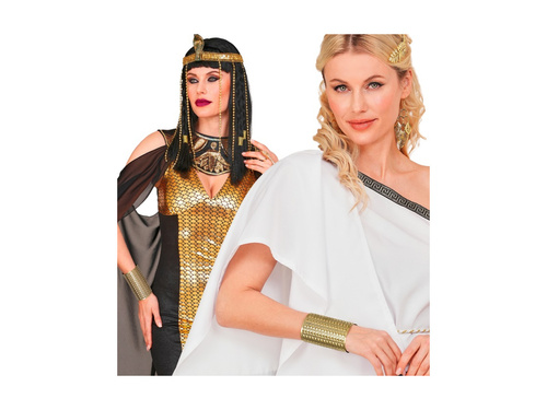 Brățară maro cu știfturi pătrate