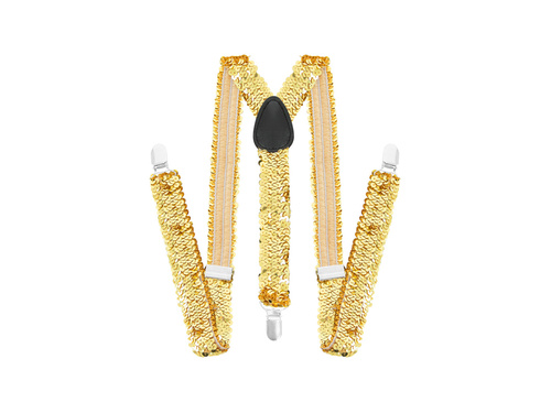Bretele cu paiete - aurii - 1 buc.