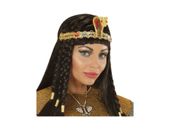 Bandă egipteană luxoasă cu șarpe și bijuterii