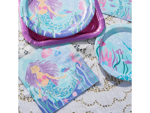 Șervețele de ziua sirenei - 16 buc.