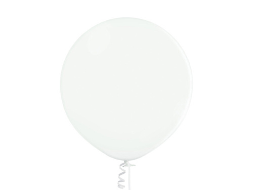 Balon latex alb pastel - uriaș 90 cm - 1 buc.