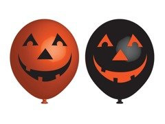 Baloane latex dovleac - 27 cm - 6 buc.