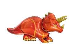 Balon folie dinozaur - Triceratops - 109 x 55 cm - 1 buc.