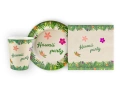 Set de hârtie pentru petrecere Hawaii - 44 buc.