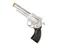 Revolver cowboy argintiu - 20 cm - 1 buc.