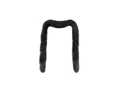 Mustață neagră Fu Manchu - 1 buc.