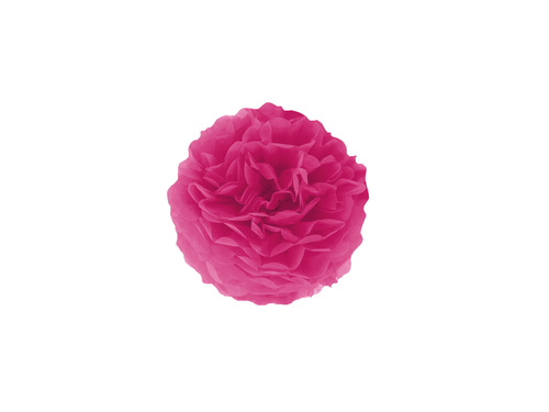 Decorațiuni florale suspendate pom pom - roz - 15 cm - 1 buc.