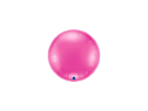 Fucsia balon rotund din folie - 30" - 1 buc.