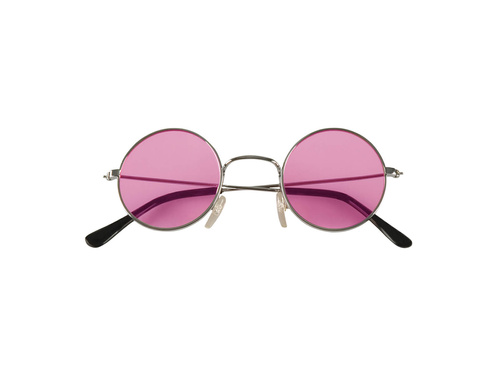 Ochelari hippie roz - 1 buc.
