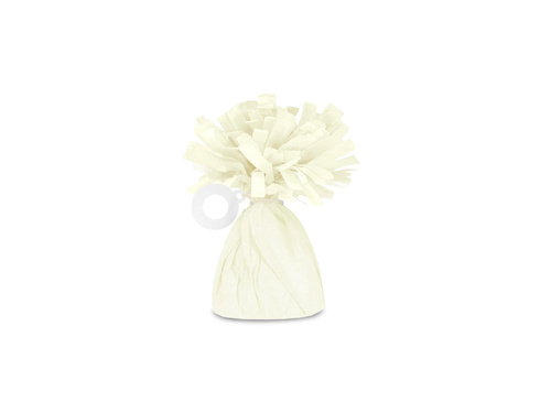 Greutate de hârtie pentru baloane umplute cu heliu - ecru - 140 g.